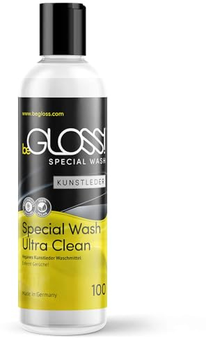 beGLOSS Special Wash KUNSTLEDER 100 ML Waschmittel Pflege Reiniger für Kunstleder Bekleidung