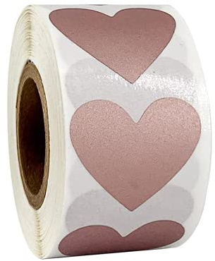300 Stück Rubbel Etiketten Herz Rubbelkarten Rubbelsticker Hochzeit ​Überraschung Rubbel Folie Rubbelaufkleber Rubbellos Scratch Off Label Card für Einklebebuchbuch, Postkarte oder Hochzeit