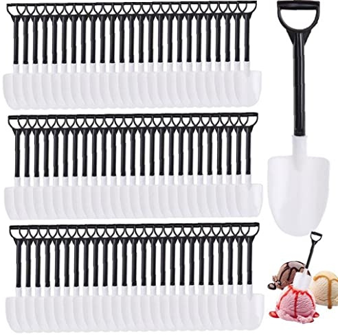 bopely Mini Spoons para Postres, 100 Pcs Reporta De Pastel De Helado De Forma Novedosa
