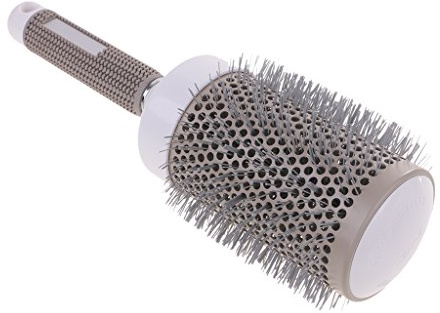 Tiuimk Turbo Dragon Teeth - Cepillo de pelo redondo de cerámica 65 para un acabado suave y secado rápido, resistencia a altas temperaturas, mango ergonómico, pelo de nailon