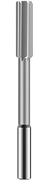 DOLUNTO 2–20 mm HSS-Maschinenreibahle mit geradem Schaft, hochpräzise H7-Reibahle aus weißem Stahl mit verlängerter Klinge (Farbe : D15mm H7 Blade Length 50mm)