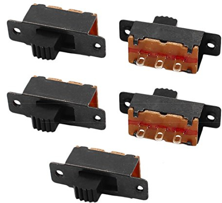 interruttore elettronico 5 pezzi 2 posizioni 3P SPDT micro miniatura interruttore a scorrimento PCB interruttore a levetta