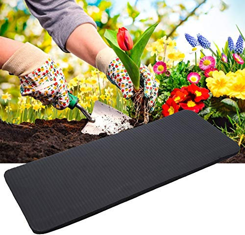 ZHDOKA EVA-Kniepolster für den Garten, multifunktionale Outdoor-Knieschutzmatte für Gartenarbeit, Camping, Angeln, Garage, Autowartung, 60 x 24 x 1,5 cm, Schwarz