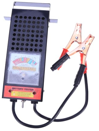 CHILDWEET Auto Batterie Testgerät Batterietester mit Klemmen für Lasttest Starterstromaufnahme Batteriezustand Diagnose Kfz Reparatur Werkzeug