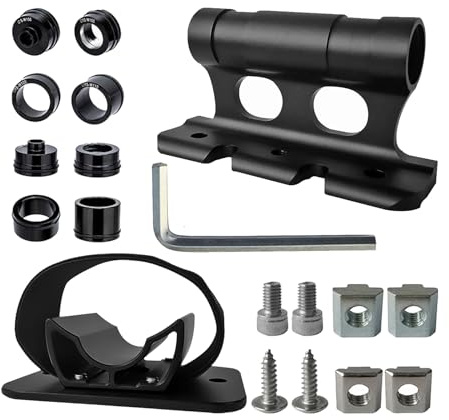 Porte-vélo à fourche avant, support de roue avant pour vélo de montagne, montage à libération rapide avec support de fourche avant, ensemble de montage de roue arrière pour le transport de vélo en