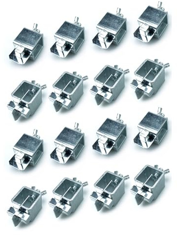 16 Butt Welding Clamps, Small Auto Body Panel Clamps for Welding, 16 Pack with Door Alignment Tool, for Sheet Metal Welding