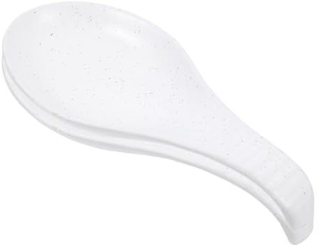 CHILDWEET 2pcs Ceramic Spoon Rests Tea Bag Dish Stove Spoon Holder Cutlery Caddy Stand Rests Holders
