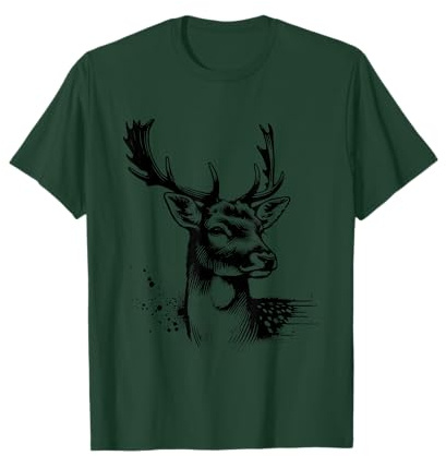 Jäger T-Shirt Damhirsch Damwild Jagd Jäger Damhirsch T-Shirt