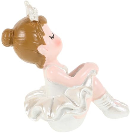 Cabilock Tortenaufsatz Mit Ballettmädchen Aus Dekoration Für Kuchen Romantische Figur Für Geburtstagstorte Hochzeitstorten- Miniatur-ornament Für Kuchendekoration