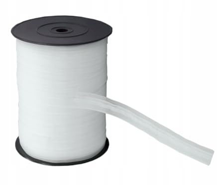 be hide Raffrolloband für Querstäbe Raffrollos Raffvorhang mit Tunnel 18mm, 100m lang Gardinenband Tunnelband