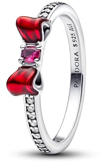 PANDORA Damen-Silberring Disney Prinzessin Schneewittchen Schleife