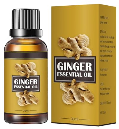 30ml Ätherisches Ingweröl Reines - Aromatherapie Öl Für Diffusers Und Duftlampe Seifenherstellung Kosmetik Therapeutische