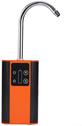 Dispensador de agua de pesca de inducción, bomba dispensadora de agua automática de oxígeno, impermeable, adecuada para reemplazo de agua y cebo mixto de oxigenación (naranja)
