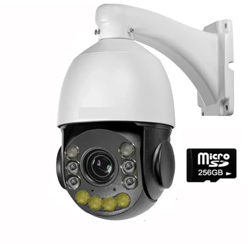 VEKELETE Metal Full Color Auto Tracking 8MP 30fps 90X 54X Optical Zoom 360° Audio Outdoor POE PTZ IP Surveillance Speed Doom Camera