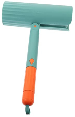 Milisten Pet Hair Roller Lint Remover with Long Handle and Dust Cover, Sticky Multi-function Roller for Carpet and Sofa, Portable Dog Hair Brush for Household Use, Includes One Roll of Sticky Paper