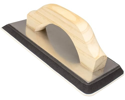 Grout Float – Bevelled Edge with Round & Square Corners | Soft Smooth Surface Prevents Tile Damage | Ideal for Even Grout Application – 21.5cm x 10cm (8½” x 4”)