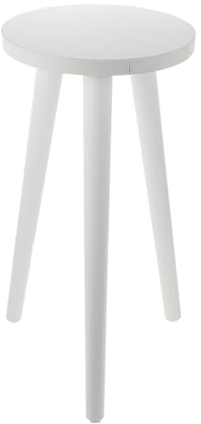 COLLBATH Supporto per Vasi da Fiori in Legno Bianco con Struttura Stabile Punti Alzata per Piante da Interno per Balcone e Soggiorno