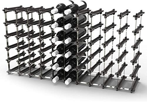 NOOK Weinregal 50er Large Kit - modulares Regalsystem für Weinflaschen - praktisches Flaschenregal flexibel erweiterbar zur optimalen Lagerung von Flaschen