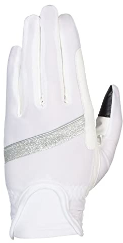 PFIFF 102814 Reithandschuh 'Glamour Easy', weiß M