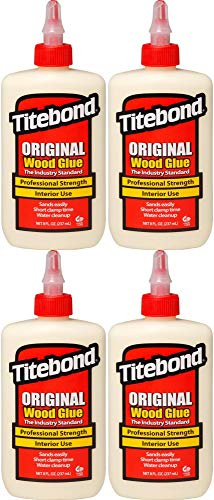Titebond 5063 Original Wood Glue, 8-Ounces, 4 Pack