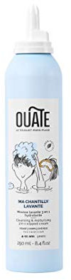 OUATE - Ma Chantilly Lavante - Mousse lavante et hydratante - Pour le visage, le corps et les cheveux - 4-11 Ans - 95% d'Ingrédients d'Origine Naturelle - Vegan - Made in France - 250 ml
