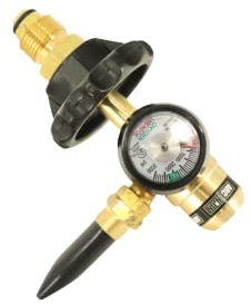 Gas Giant Arc Union Balloon Helium Tank Regulator Filler Valve for Balloons with Gauge Pkg/1