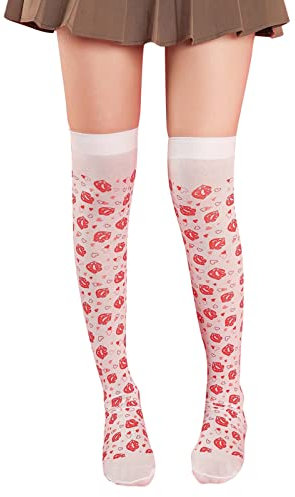 LAOSU Socken für Damen, Kompressionssocken, Laufen, Kompressionsstrumpfhose, lange Socke, bunte Socke, Kompressionssocke, Sport, feuchtigkeitsspendende Socke, warm, C, One size