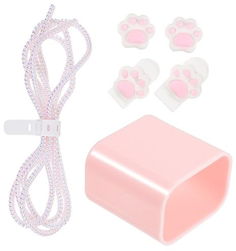 Uonlytech 1 Set Decorate pro Silicone Case Power Adapter Accessory Charger Protective case Proof Power Adapter Sleeve Shell Headphone Cover Data line Charging Box Fashion Protector