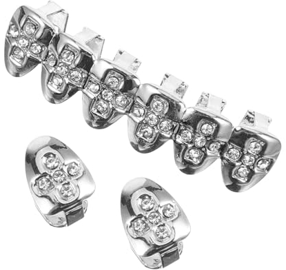 Holibanna Grillzähne Aus Metall Für Zähne Dekorative Hip Hop Zähne Grills Schmuck Für Neuheit Grills