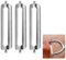 3 Stück Sparschäler,Ersatzklingen Kartoffelschäler Klinge Schäler Klingen Edelstahl Ersatzklinge Ersatzteile Schälfix Sicherer Messer Set für Geriffelte Karottenschäler Obstschäler Spargelschäler