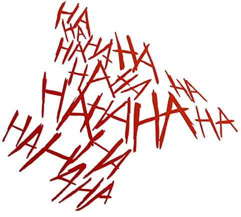 Acunny 2 Hahahahaha Auto Aufkleber Sticker Groß Schrift Hahaha Autoaufkleber Tuningaufkleber Hochleistungsfolie Grafik Schriftzug Hahaha Groß Aufkleber Sticker