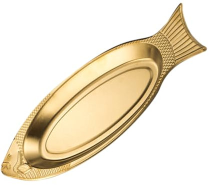 MAGICLULU Fish Shaped Plate Snack Storage Dish Appetizer Serving Tray Fish Platter Wedding Birthday Decor