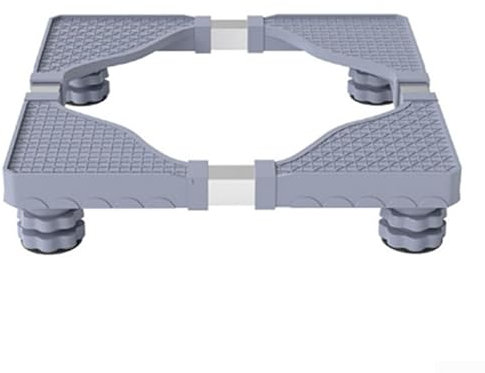 Étagère de base pour machine à laver, petits meubles et appareils électroménagers avec base réglable avec 4 pieds de chariot, pour machine à laver, lave-vaisselle, réfrigérateur, sèche-linge