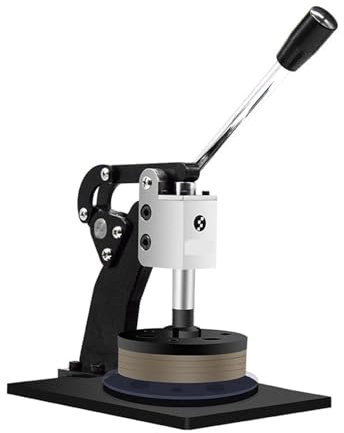 Presse à main ronde échantillonneur manuel diamètre 112MM coupe-échantillon circulaire film papier tissu échantillonnage machine de découpe 100CM2(100CM2 Cutter)