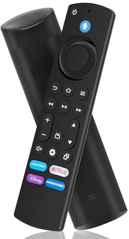 Telecomando Vocale Sostitutivo per AMZ Smart TVs Stick(4k, 2nd Gen,3rd Gen,Life), per AMZ Smart TV Cube(1st Gen, 2nd Cube),per AMZ,Insignia,Toshiba,Pioneer Smart TVs