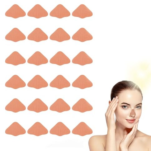 24 Stück Sonnenschutz Nase,Nasensonnenschutz,Nose Strips,Sonnen Nasenpflaster,Nasenpflaster Sport,Uv Nasenschutz Outdoor,Nasenpflaster Outdoor,Nase Sonnenschutz Nasenschutz Für Outdoor-Sportarten
