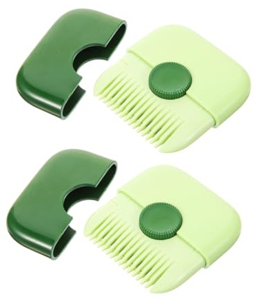 ASAKKURA 2stücke Doppelter Haarschneidekamm Für Splissentfernung Multifunktionaler Kamm Zum Trimmen Und Schneiden Von Haaren Für Damen Und Mädchen Zu Hause Und Unterwegs