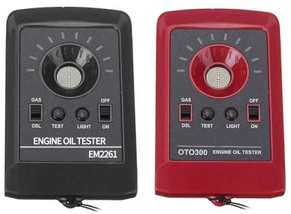 Aumotop Probador Digital LED de 12 V para Inspección de la Calidad del Aceite Analizador Fluidos Gas Diésel Conveniente y Portátil para Propietarios Automóviles y Profesionales Mantenimiento ABS