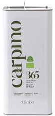 Carpino - Olio Extravergine di Oliva Biologico EVO, Sicilia, Estratto a Freddo, Fruttato Leggero, lattina 5L