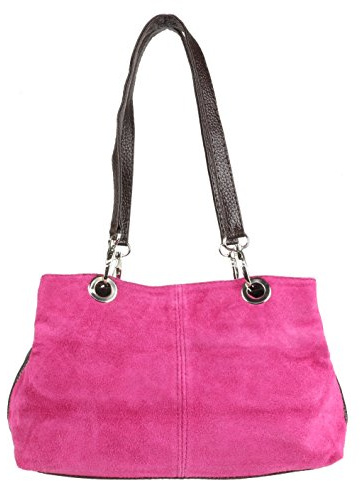 Girly Handbags Womens Italian Suede Leather Shoulder Bag Hobo Tote Handbag For Women Small