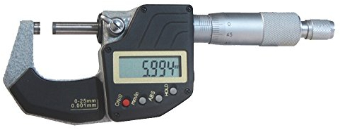 CNC QUALITÄT Digital Bügelmessschraube 0-25 mm - DIN 863