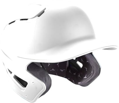 Mizuno Erwachsene Baseballhelm B6, B6 Adult, weiß, Small/Medium
