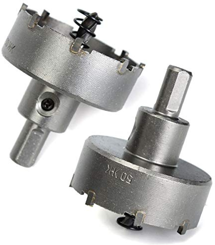 Brocas para sierra perforadora de metal MASO 25 mm Puntas de carburo TCT Brocas para sierra perforadora de metal Punta TCT Herramienta de corte para metalurgia Abridor de agujeros - Paquete de 1