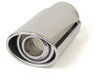 Embellecedor de tubo de escape de acero inoxidable universal para tubo de escape deportivo AM063