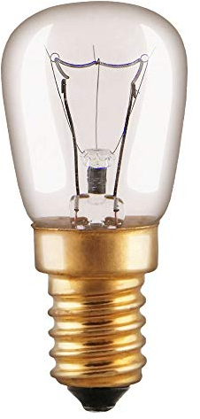 NCC-Licht Backofenlampe Glühbirne 40W E14 klar Glühlampe T22 Röhre 300° Doppelwendel