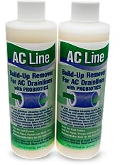 AC Drain Line Cleaner - 2 Pack / 6 Month Supply - Cleans HVAC drain lines, AC line cleaner, condensate lines, fountain drink drain lines and more