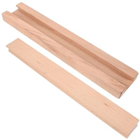 NULYLU Schubladenschienen Aus Holz Für Ersatzschienen Mit Bodenmontage Schubladengleiter Aus Holz Für Kommoden Untere Schubladenschienen Mit Mittlerer Montage