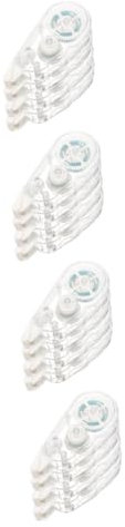 VILLCASE 4 Sätze Klebeband Doppelseitig Klebendes Papier Doppelseitiges Bastelband Beidseitig Spender Punktwalze Klebestreifenrolle Doppelt Rollen Kleber Zum Basteln Plastik 4 Stück * 4