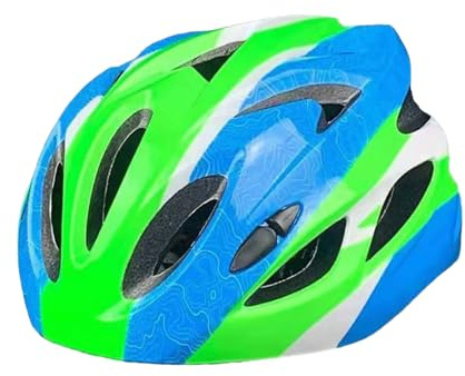 Lätt cykelhjälm för barn – individuell storleksjustering – tvättbar inredning, justerbar säkerhetsmössa för barn från 8–14 år, lämplig för huvudomkrets: 48–55 cm