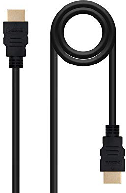Watio Wave Cable hdmi - cable de alta velocidad, 5 metros, versión 1.4, material negro, ideal para conectar dispositivos multimedia con calidad óptima.*